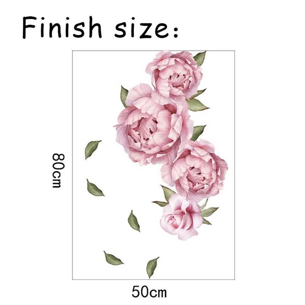 FANXI Peony Series Milk Tea Shop Bakery Classroom Dormitory Decoration Stickers-7