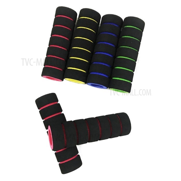 1 Pair Bike Sponge Mountain Fixed Gear Bike Cycling Equipment Handlebars - Yellow-2