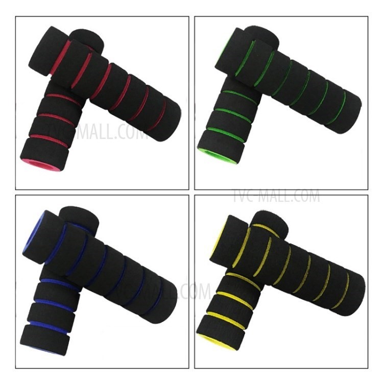 1 Pair Bike Sponge Mountain Fixed Gear Bike Cycling Equipment Handlebars - Yellow-3