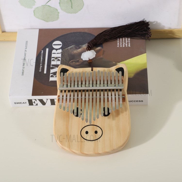 17-key Cartoon Pig Kalimba Finger Mbira Music Instrument-3