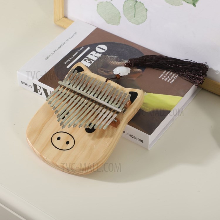 17-key Cartoon Pig Kalimba Finger Mbira Music Instrument-4