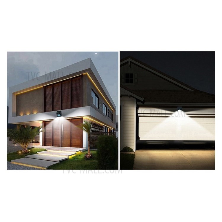 4 Pcs/Set 20-LED Solar Lamp Human Body Induction Outdoor Garden Wall Light - White Light-3