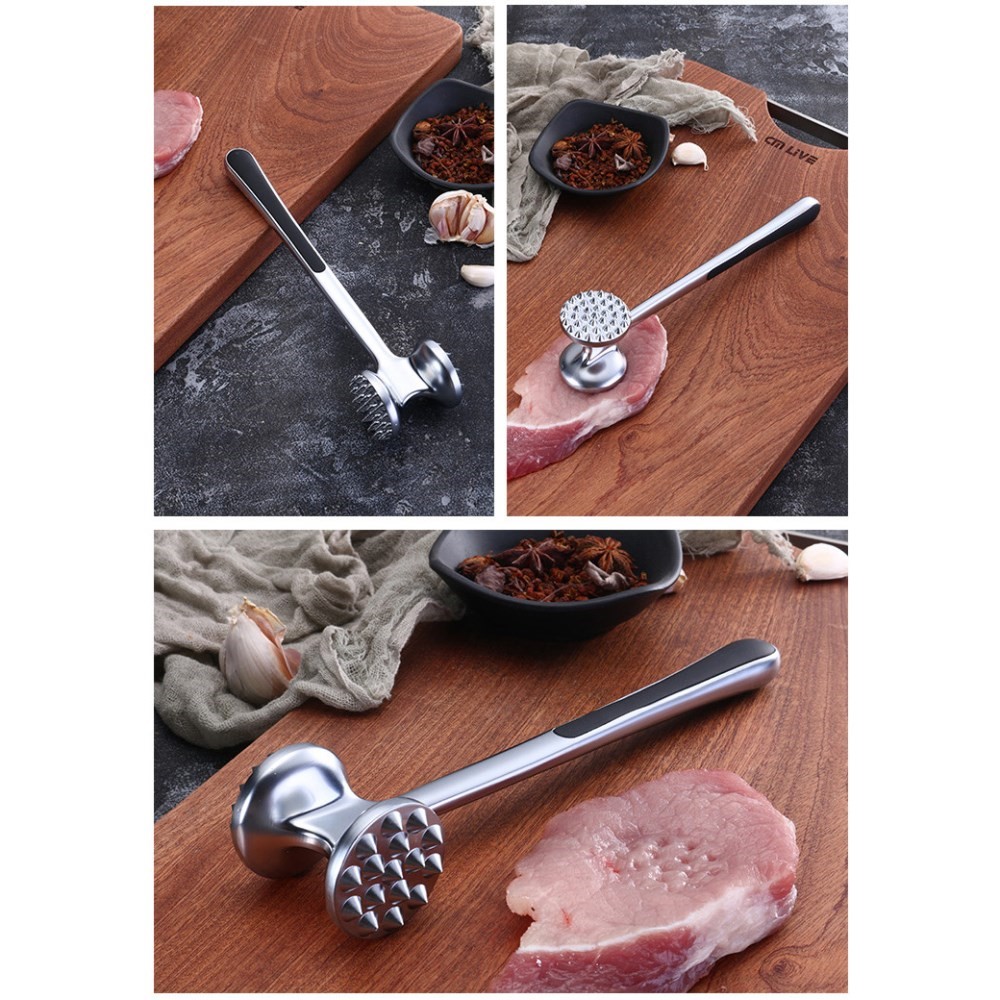 Zinc Alloy Pork Chop Kitchen Tool Tender Beef Steak Hammer-7