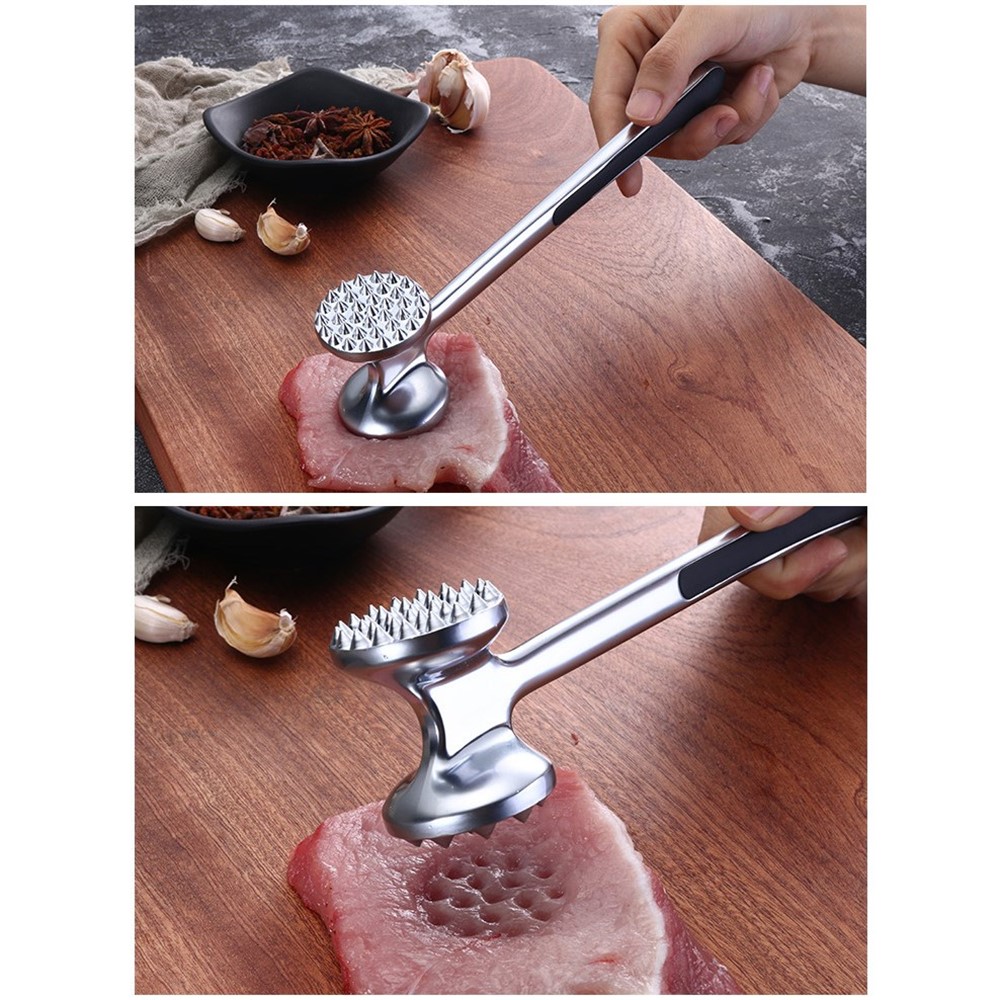 Zinc Alloy Pork Chop Kitchen Tool Tender Beef Steak Hammer-8