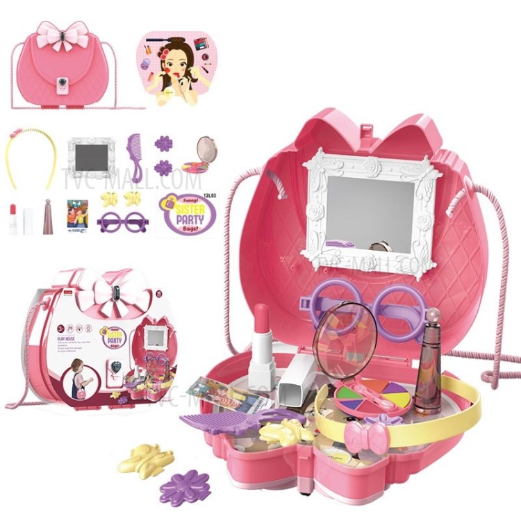 Children's Simulation Game Playing Single Shoulder Slant Span Toy - Make Up Shoulder Bag