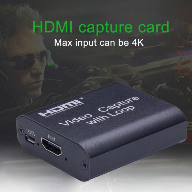 4K HD HDMI Para USB3.0 Caixa Unidade Aquisição Livre Cartão De Aquisição HDMI-6