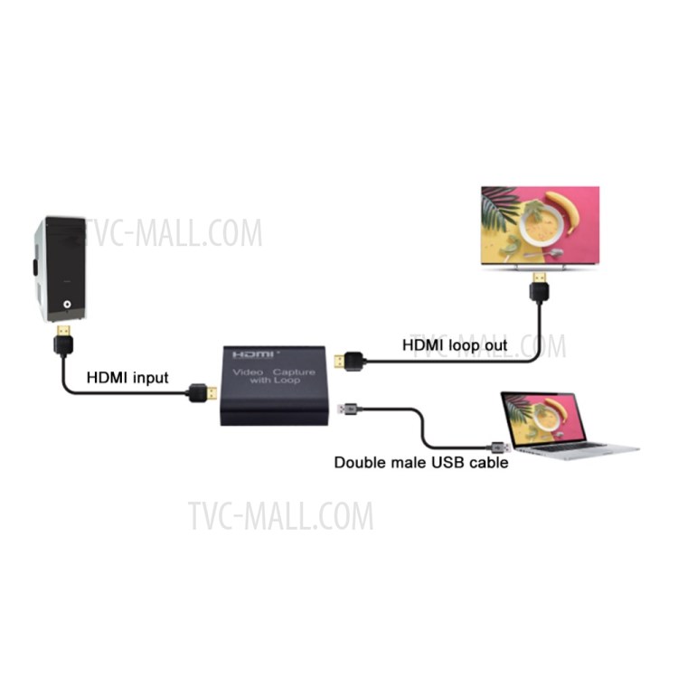 4K HD HDMI Para USB3.0 Caixa Unidade Aquisição Livre Cartão De Aquisição HDMI-8
