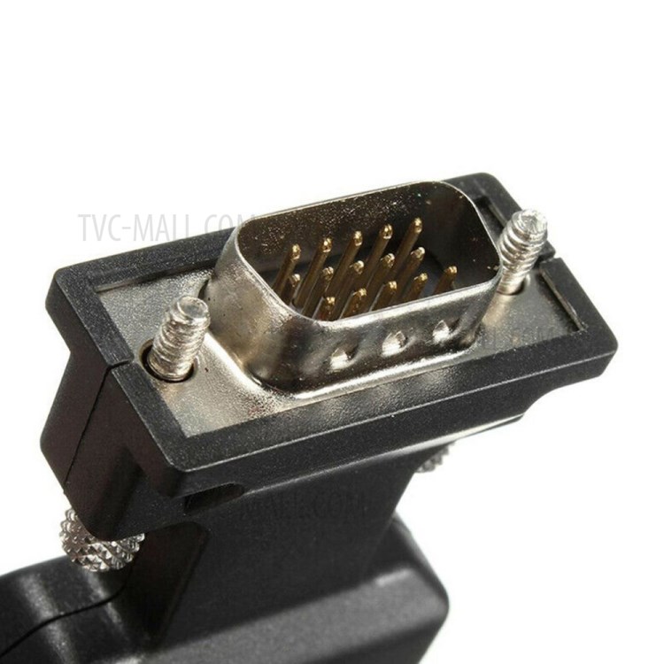 Video Converter with Audio Port HDMI to VGA HD Video Computer Box Adapter (Black)-9