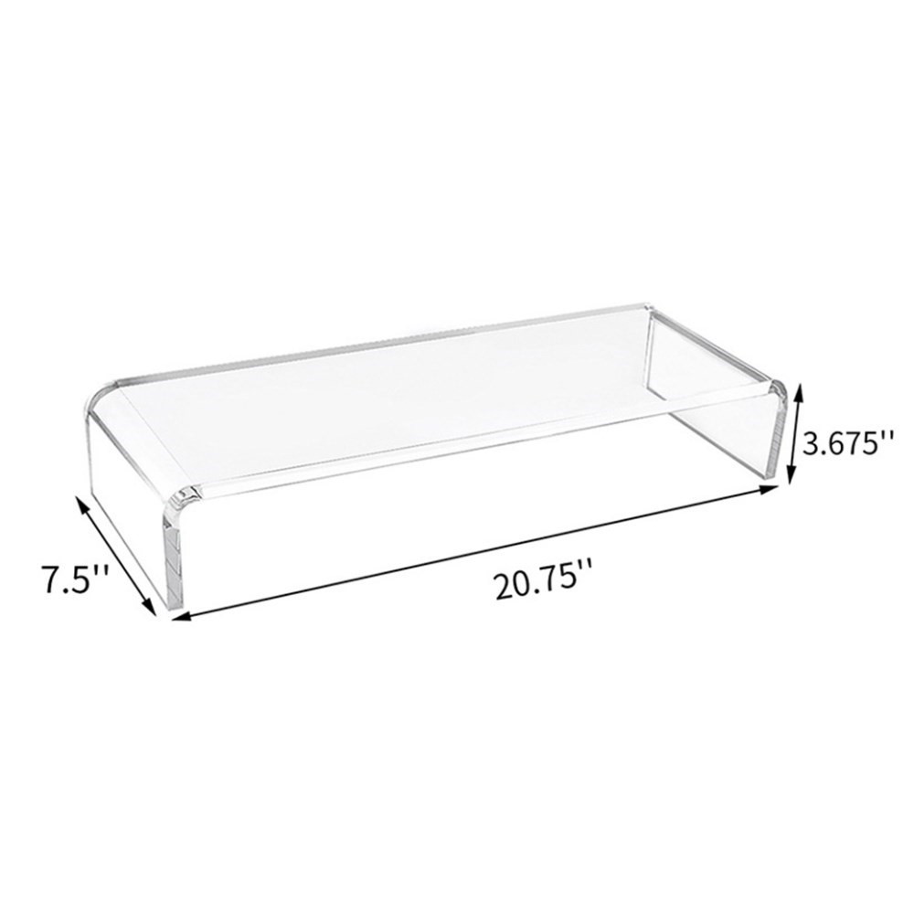 Acryl-Regal Tastaturhalterung Halter Büronackenschutz Computer-Desktop Desktop Heightening-5