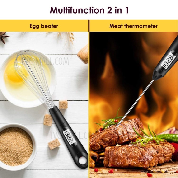 2 in 1 Eggbeater Thermometer for Home Kitchen-9