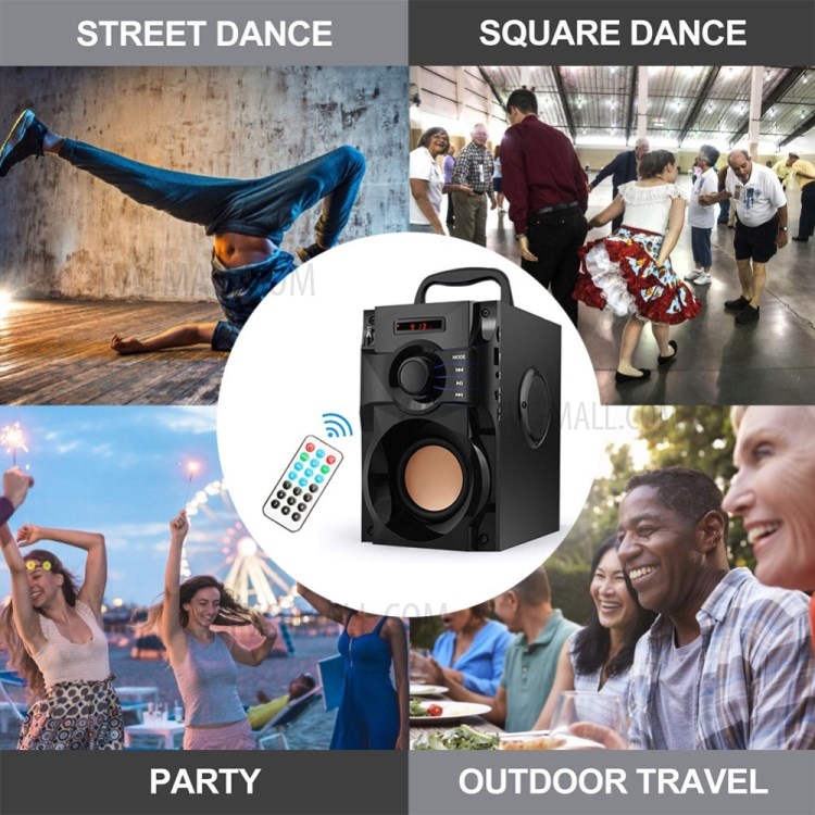 A100 Mini Drahtlose 3D-Surround Subwoofer Klingen Bluetooth-Lautsprecher-Box-3