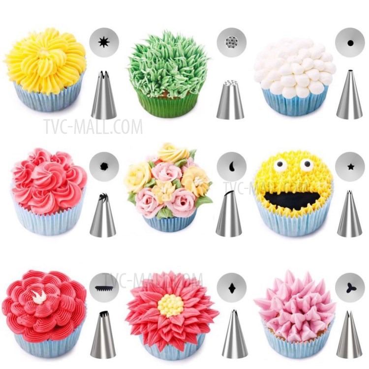 42 Pcs/Set Cake TPU Cream Scraper Bag Nozzle-2