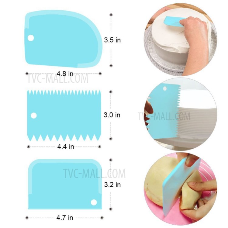 42 Pcs/Set Cake TPU Cream Scraper Bag Nozzle-7