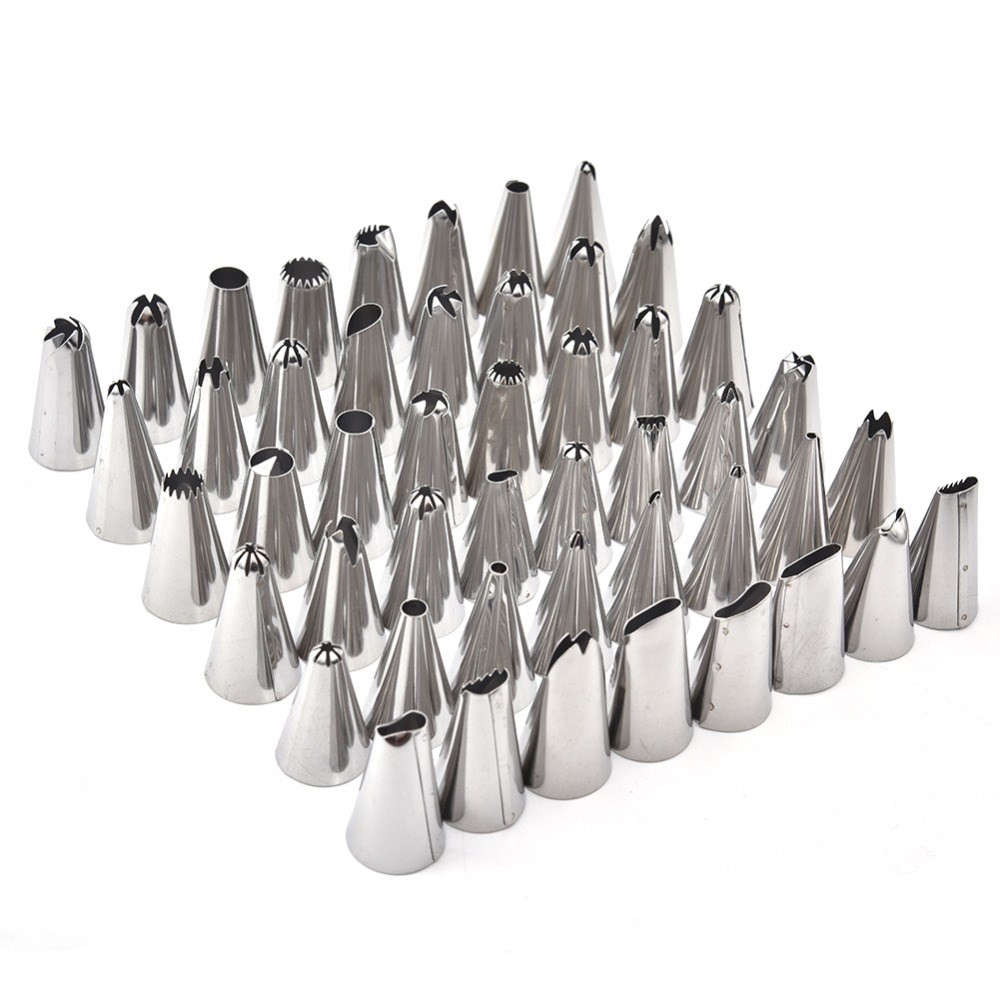58 Pcs / Gâteau Fixé Buse De Sac De Crème TPU-12