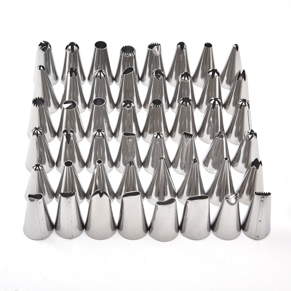 58 Pcs / Gâteau Fixé Buse De Sac De Crème TPU-13