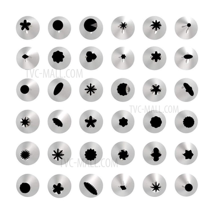 36 Pcs / Set Bolo TPU Bico Creme Saco Para O Cozimento Cozinha De Casa-7