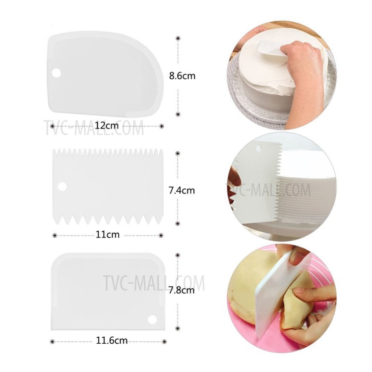 17 Pcs/Set Cake Supplies Stainless Steel Baking Spatula Cupcake Pastry Bags Nozzles-11
