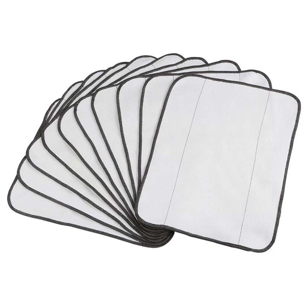 Wet Mopping Pad Dry Sweeping Pad Replacement for iRobot Braava 321 380 320 380t 390t Mint 5200C 5200 4200 4205 - White//10Pcs/Set-1