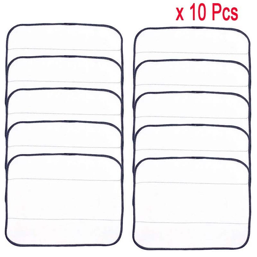 Nasswischkissen Trocken Kehr Pad Ersatz Für Irobot Braava 321 380 320 380T 390T Mint 5200C 5200 4200 4205 - Weiß // 10pcs / Set-3