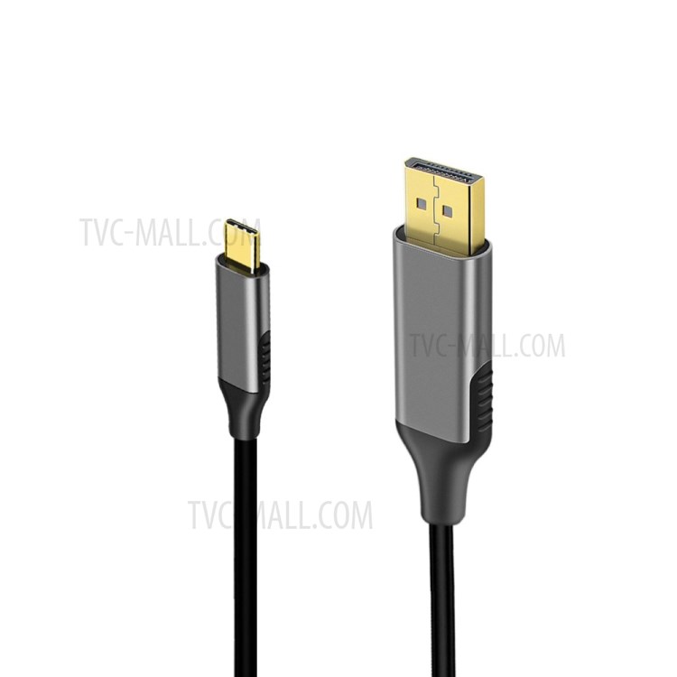 Convertidor de Adaptador TC34 Tipo C a DP Full HD 4K/2K 60Hz 1.8m Cable de Video