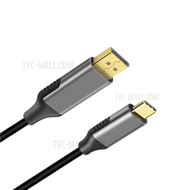 Convertidor de Adaptador TC34 Tipo C a DP Full HD 4K/2K 60Hz 1.8m Cable de Video