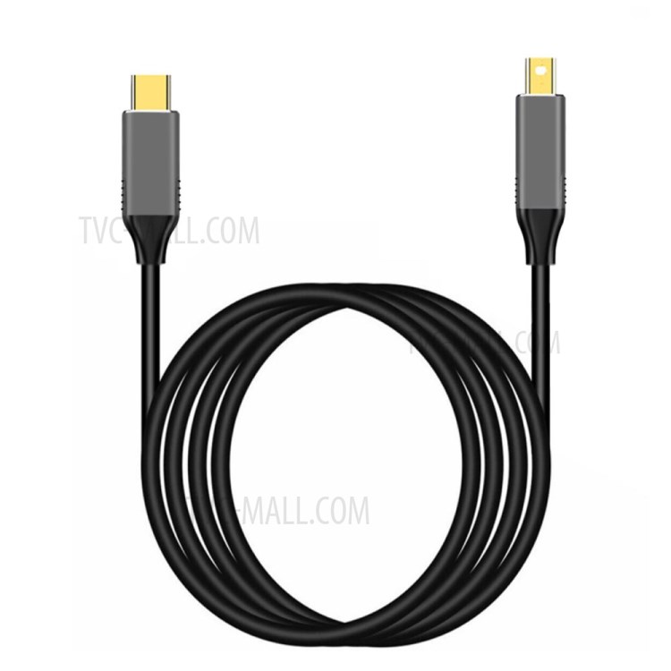 Type - C to Mini DP Transfer Cable 1.8m USB3.1 HD Cable Supports 4K*2K@60Hz-1