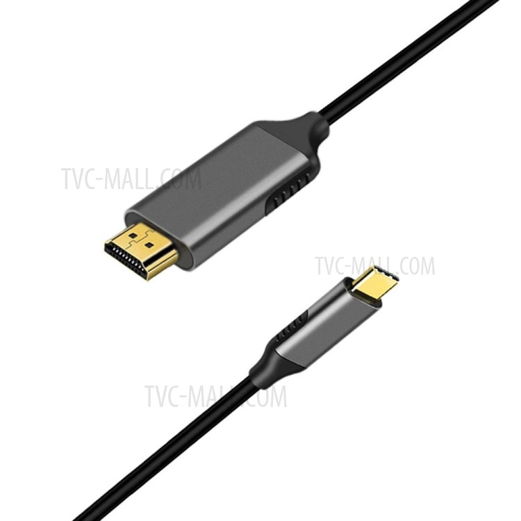 TC36 2-in-1 Type - C to HDMI HD Video Audio Cable 1.8m-4