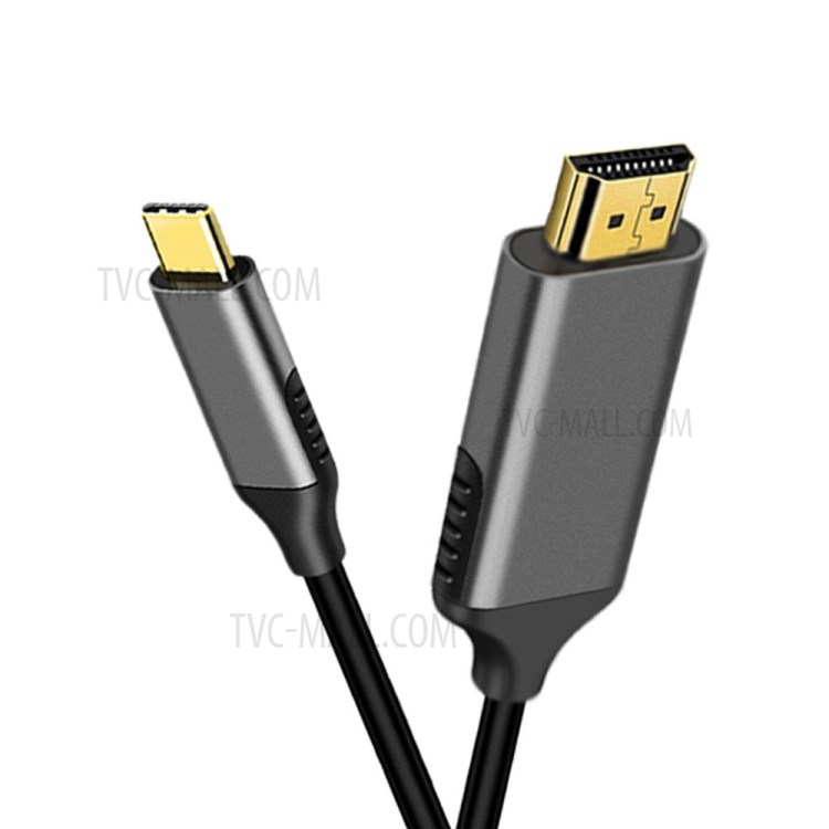 TC36 2-in-1 Type - C to HDMI HD Video Audio Cable 1.8m-5