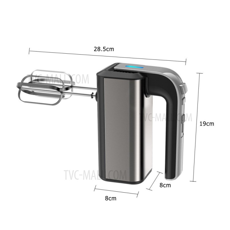 Eléctrico Batidora Mezcladora De Alimentos Con Control De 500W Huevo Herramienta De Cocina Procesador Batidor De 5 Velocidades - Enchufe De La UE-4