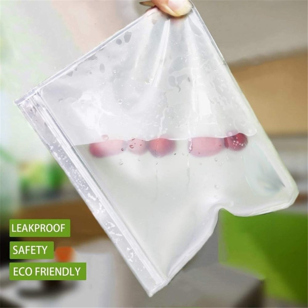 6 PC / Beutel Transparent Frisch - Keeping Beutel Mattiert EVA Kühlschrank Lebensmittel Vorratsbehälter Versiegelten Beutel-8