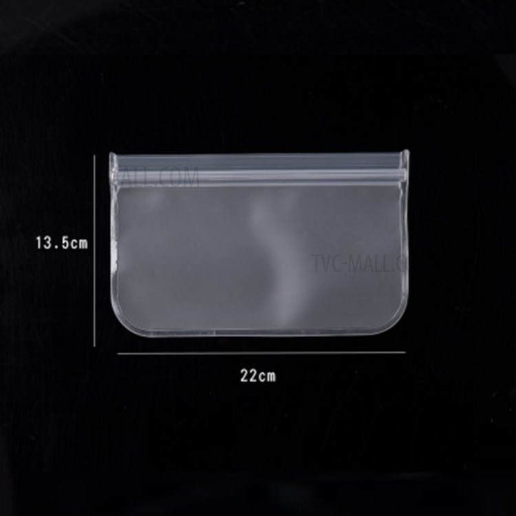 12 Pcs/Bag Transparent Frosted PEVA Refrigerator Food Storage Container Sealed Bag-14