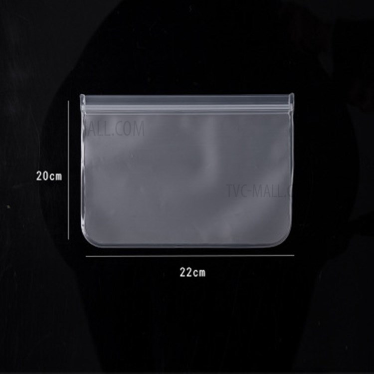 12 Pcs/Bag Transparent Frosted PEVA Refrigerator Food Storage Container Sealed Bag-15