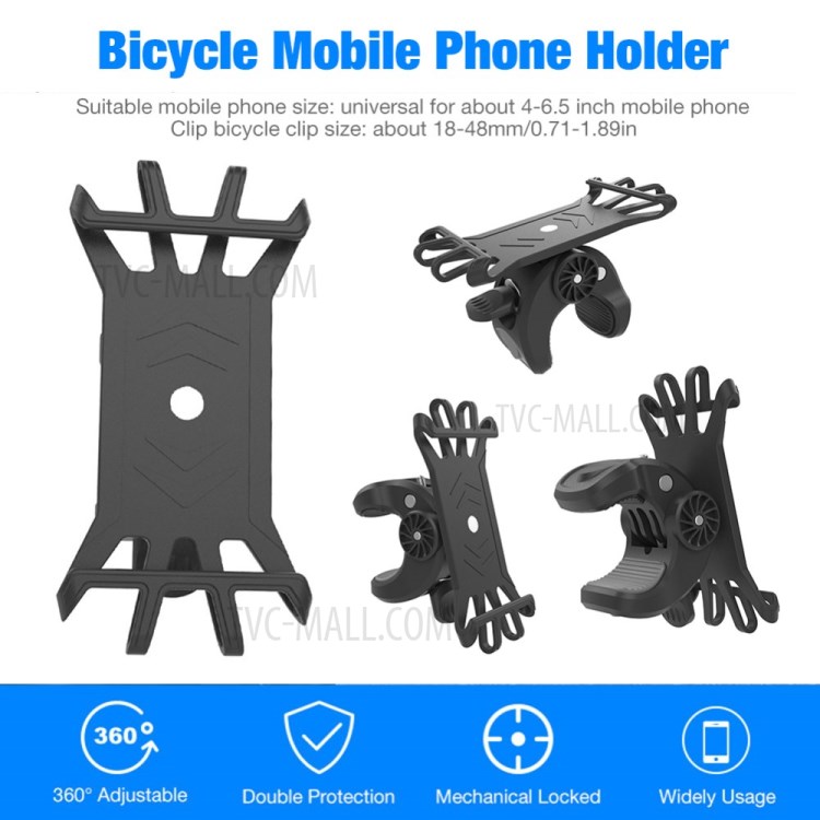 Vélo & Téléphone Support Pour Moto Support Téléphonique Vélo Sécurisé Fiable-4
