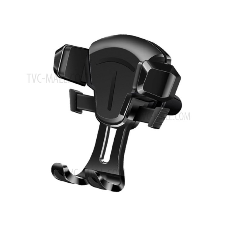 Suction Cup Car Phone Holder Mobile Phone Holder Car Holder for iPhone Huawei Xiaomi Samsung Etc. - Black (Air Outlet)