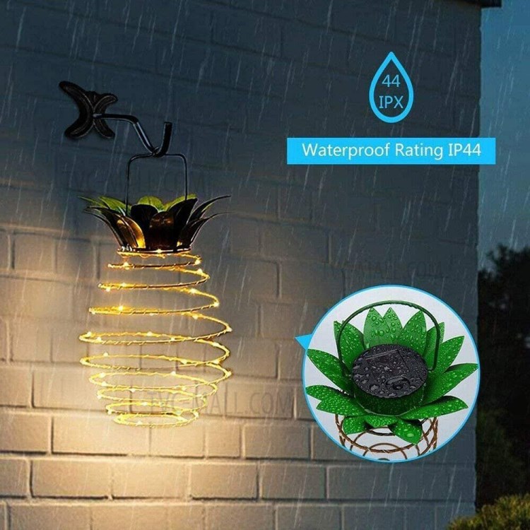 Solar Garden Lights Outdoor Pineapples Porch Landscaping Decoration LED Lights-7