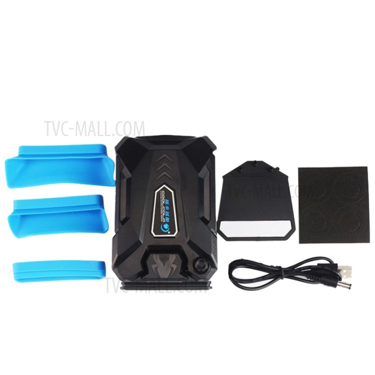 Portable USB Cooler Air External Extracting Cooling Fan Base Radiator for Notebook Laptop-13