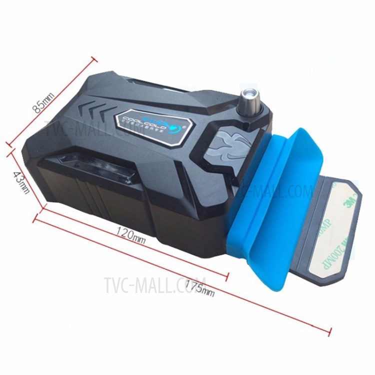 Portable USB Cooler Air External Extracting Cooling Fan Base Radiator for Notebook Laptop-15