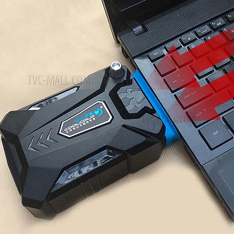 Portable USB Cooler Air External Extracting Cooling Fan Base Radiator for Notebook Laptop-2