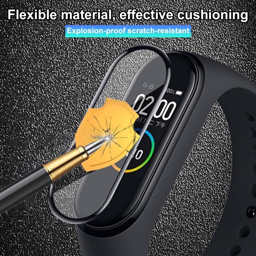 Flexible Device Screen Cover Protective Hydrogel Film for Xiaomi Mi Band 5-6