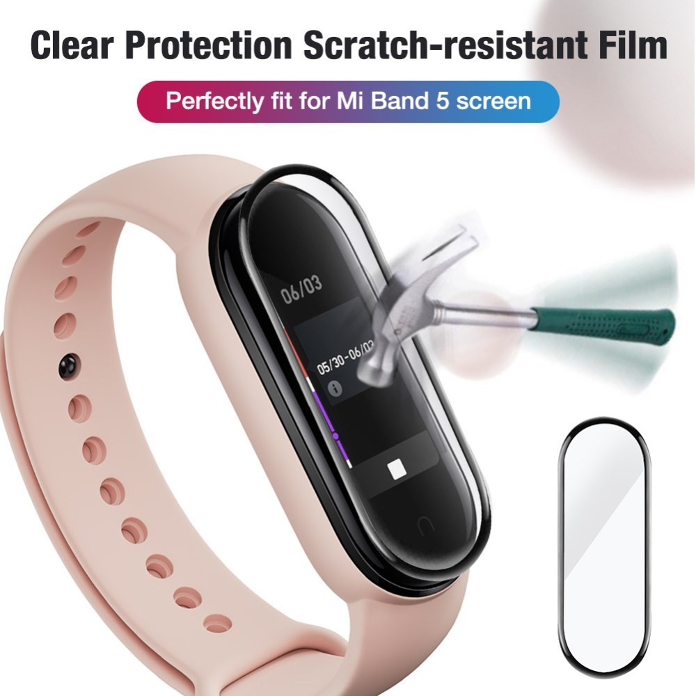 Flexible Device Screen Cover Protective Hydrogel Film for Xiaomi Mi Band 5-8