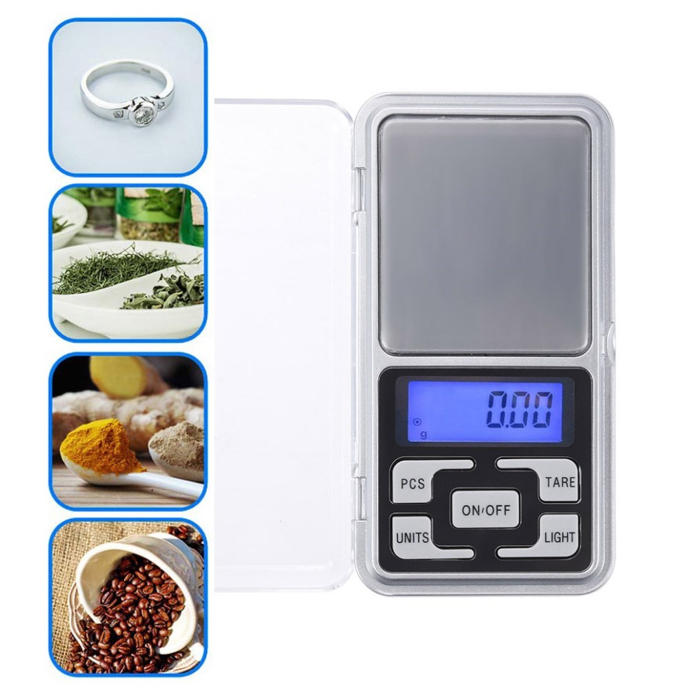 Mini Pocket Digital Electronic Scale for Jewelry Sterling Silver and Gold Balance Gram - 200g/0.01g