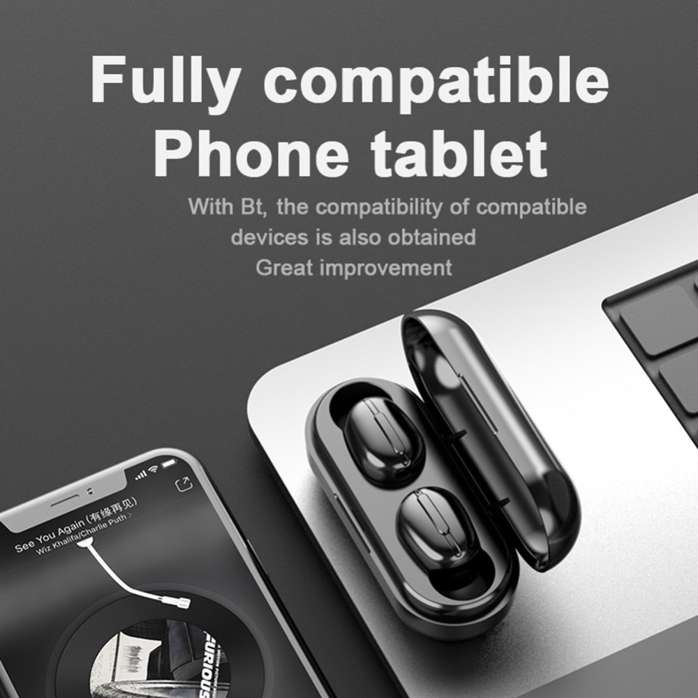 L13 Waterpoof Stereo TWS Bluetooth 5.0 Earphone Earbud Headsets with Charging Bin-18