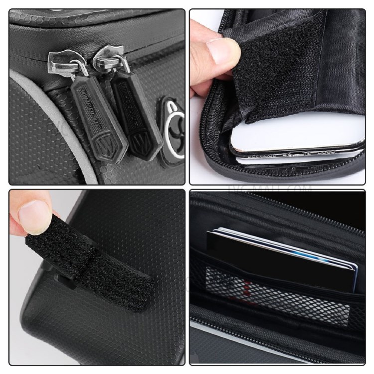 Saco De Armazenagem De Bicicleta Quadro Saco Impermeável Bolsa Bicicleta Pára-sol Saco Bicicleta Grande Capacidade Com Furo Auscultadores-5