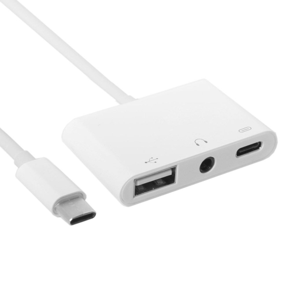 3-In-1 Adapter For Type - C To 3.5mm Jack Audio USB 3.0/2.0 Digital Camera Reader OTG Adapter With Charging Interface-22