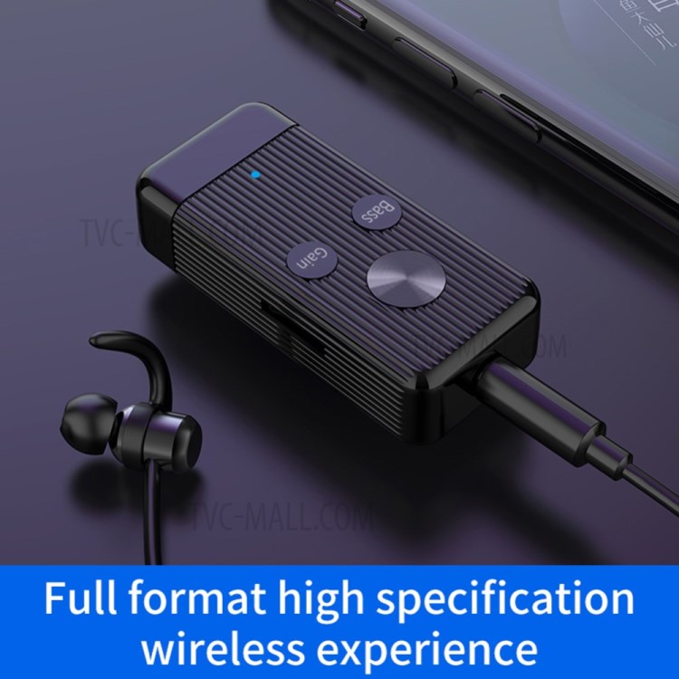 Áudio Bluetooth Receptor Bluetooth Receptor Carro Cartão Receptor X8 TF Bluetooth-13