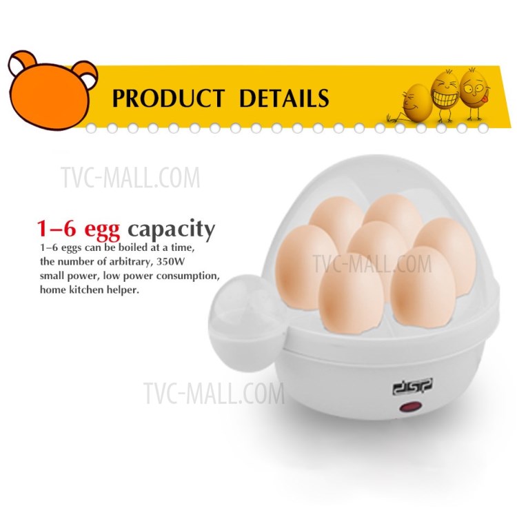 DSP Egg Boilers Multifunctional Braises Custard Belt Steaming Bowl Kitchen Rapid Electric Egg Cooker-10