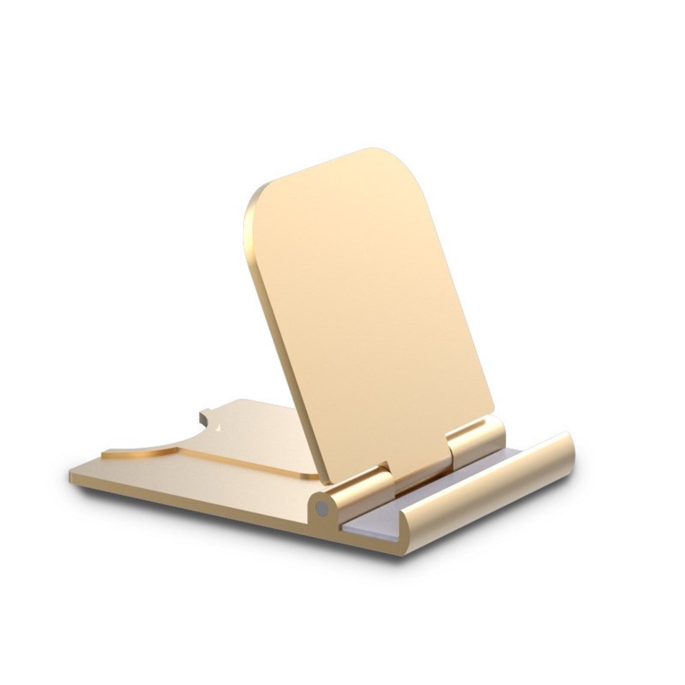 Cell Phone Tablet Desk Stand Holder Desktop Portable Universal Phone Holder - Gold