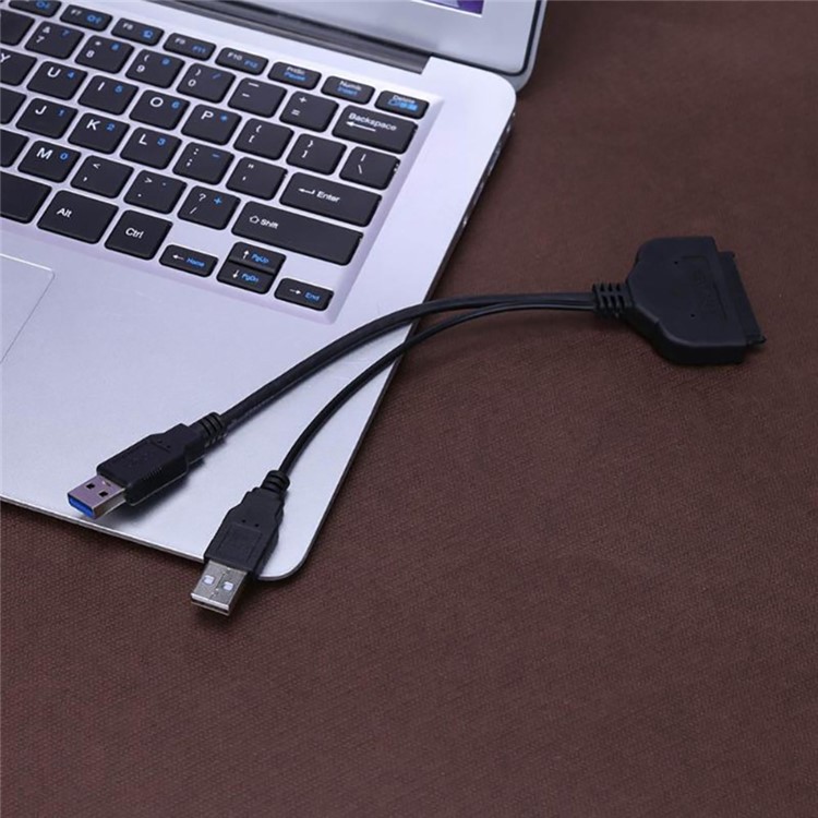 USB À Grande Vitesse 3.0 Câble SATA Au Câble Adaptateur USB Pour 2,5 Pouces HDD SSD-5