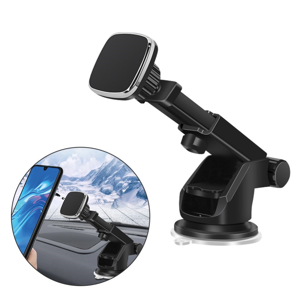 360 ° Rotativo Ventosa Magnética Área De Trabalho Carro Universal Suporte De Suporte Do Telefone Móvel Retrátil-1