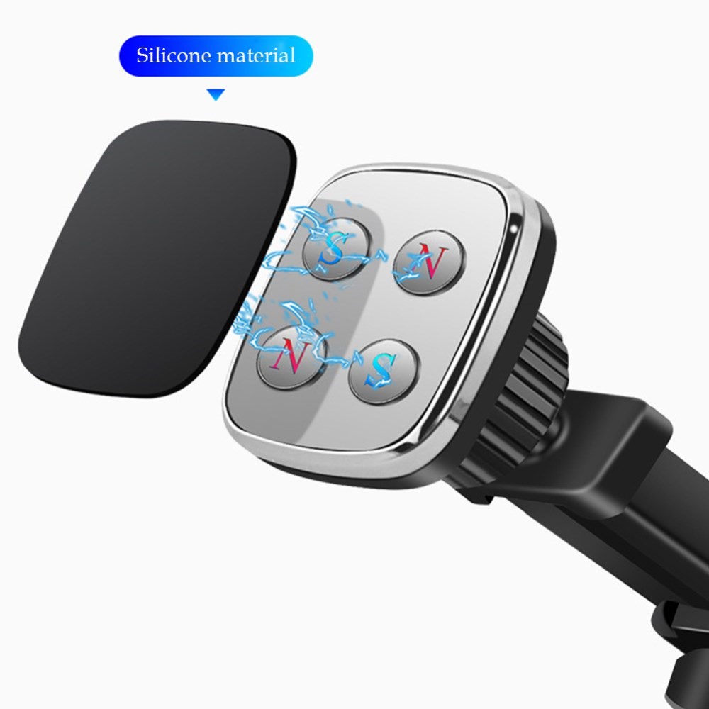 360 ° Rotativo Ventosa Magnética Área De Trabalho Carro Universal Suporte De Suporte Do Telefone Móvel Retrátil-10